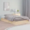 Bett 100x200 cm aus massivem Kiefernholz, Lattenrost Produktbild-Vorschau 2