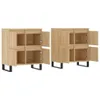 vidaXL Sideboards 2 pcs. chêne Sonoma bois composite Voir les images du produit 4