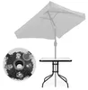 MultiGarden SC-073A Gartentisch aus Glas, 80 x 80 cm, mit Produktbild-Vorschau 6