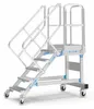 Zarges Plattformtreppe fahrbar 60° 800mm Stufenbreite 11 Produktbild-Vorschau 3