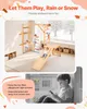 SucceBuy Indoor Spielplatz Klettergerüst (8-in-1) aus Holz, Produktbild-Vorschau 6