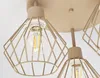 LUXOLAR Lampa sufitowa w stylu loft, beżowa, metalowa, z Podgląd zdjęcia produktu 6