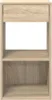 vidaXL Noční stolky se zásuvkou 2 ks dub Sonoma 35x34x66,5 Náhled obrázku produktu 4