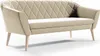 BETTSO, canapé classique 3 places, design scandinave, pieds Voir les images du produit 1