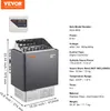 A sauna heater and its digital controller are shown with dimensions and specifications. Anteprima dell’immagine prodotto