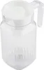 500 ml Acryl-Saftflasche, transparent, gestreift, mit Produktbild-Vorschau 3