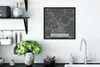 MuchoWow® Gerahmtes Poster Karte - Sindelfingen - Blau - Produktbild-Vorschau 3