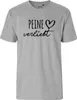 Huuraa Herren T-Shirt Peine verliebt M Sport Grey Bio Produktbild-Vorschau 2