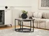 JACEK Couchtisch-Set – beige/schwarz Produktbild-Vorschau 4