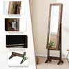 COSTWAY Armoire à bijoux à inclinaison réglable, étagère à Voir les images du produit 7
