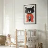 Posterpapier Poster - Friendly Mr. Raccoon 40x60 cm Für Produktbild-Vorschau 2