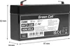 Batterie AGM VRLA sans entretien Green Cell AGM52 6V 1,2Ah Voir les images du produit 2