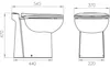 Sanipro Turboflush WC kompakt mit Turbospülung 500 W Produktbild-Vorschau 5