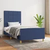 Cloris Designermöbel Bettgestell mit Kopfteil Blau 100x200 Produktbild-Vorschau 1