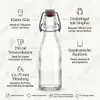 gouveo 24er Set Glasflasche 250 ml eckig mit Produktbild-Vorschau 3