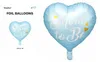 Folienballon Herz mit Schriftzug Mom to Be 35cm blau Produktbild-Vorschau 7