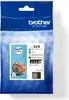 A package of Brother LC424 ink cartridges. Produktbild-Vorschau
