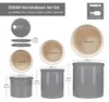 3er Set Oskar Vorratsdose S M & L in Grau Kartoffeln Produktbild-Vorschau 6