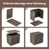 GOPLUS Gartenbox 106 L, Auflagenbox wasserdicht mit Produktbild-Vorschau 5