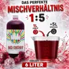 Sirop Rainbow Slush, saveur Red Energy, 1 L, dilution 1:5, Voir les images du produit 3