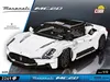 The image shows the packaging of a Cobi Maserati MC20 building block set. Podgląd zdjęcia produktu