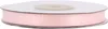 6mm breites, 20m langes, doppelseitig glänzendes Satinband in zartem Rosa auf Rolle. Perfekt für Bastelprojekte und Geschenkverpackungen Produktbild-Vorschau