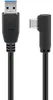 goobay USB-C St>USB A 3.0 90° St bk 1,5m Anteprima dell’immagine prodotto 5