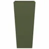 vidaXL Pflanzkübel 2 Stk. Olivgrün 35x35x75 cm Stahl Produktbild-Vorschau 6