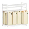 ADEL DREAM Wäschekorb 4 Fächer 200L Wäschesammler mit 2 Produktbild-Vorschau 6