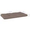 Design Outdoor-Mittelsofa Paletten Kiefernholz Imprägniert Produktbild-Vorschau 11