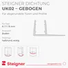 STEIGNER Duschtürdichtung gebogen UK02 50 cm (1 Stk.) Produktbild-Vorschau 2