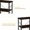 Two images of a shelf unit, each with descriptive text. Produktbild-Vorschau