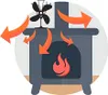 Ventilátor na krbová kamna ZEPHYR 4 Náhled obrázku produktu 4
