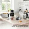 Cloer 6119, 4 vafle/vaflí, Obdélníkový, Stříbrná, Plast, Náhled obrázku produktu 13