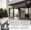 A modern house with a patio and a retractable awning installed. Produktbild-Vorschau