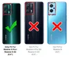 Three phone backs showing compatibility with a screen protector. Produktbild-Vorschau