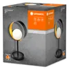 Stolní lampa LEDVANCE DECOR Memphis, černá/zlatá, s paticí Náhled obrázku produktu 2