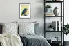 MuchoWow® Gerahmtes Poster Eisvogel - Zweig - Vogel 30x40 Produktbild-Vorschau 2