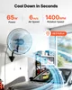 VEVOR Ventilatore da parete industriale da 65 W, 57 cm, 6 Anteprima dell’immagine prodotto 2