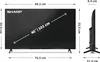Sharp 40HF3265E, 101,6 cm (40"), 1920 x 1080 Pixel, OLED, Produktbild-Vorschau 12