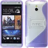 PhoneNatic Case kompatibel mit HTC One Mini - lila Silikon Produktbild-Vorschau 1