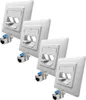 ARLI Set: 4x Cat8.1 Netzwerkdose 1 Port ( 4x Produktbild-Vorschau 1
