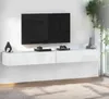 Szafka Rtv Wisząca 280Cm Biały Wysoki Połysk Meblościanka Podgląd zdjęcia produktu 3