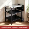 Royal Gourmet Outdoor Grilltisch, 3-Etagen Servierwagen mit Produktbild-Vorschau 11