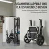 3-in-1 Einkaufstrolley klappbar mit 40L Kapazität belastbar Produktbild-Vorschau 2