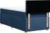Boxspringbett mit Matratze Blau 90x190 cm Stoff Produktbild-Vorschau 6