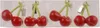 Tischdeckenbeschwerer Kirsche Polyresin 6x5x3 cm rot Produktbild-Vorschau 1