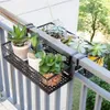 Iron Balcony Hanging Flower Rack Pot Stand Plant Storage Produktbild-Vorschau 4