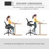 Vinsetto Mesh Zeichenstuhl Ergonomischer Bürostuhl mit Produktbild-Vorschau 5