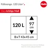 Hailo 0912-060 Raccoglitore di rifiuti/ricicli ProfiLine Anteprima dell’immagine prodotto 5